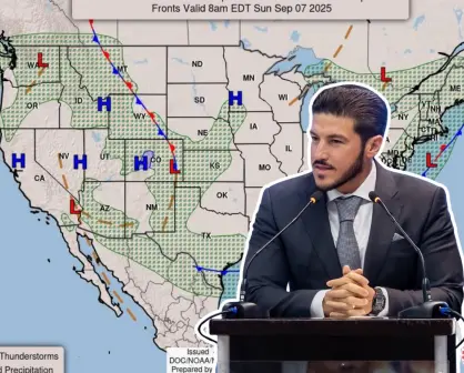 Samuel García informa sobre lluvias en Nuevo León ¿qué tan fuertes serán?