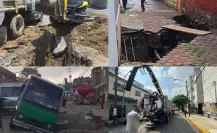 Red de agua y drenaje obsoleta en CDMX: pérdidas, fugas y socavones por tuberías viejas