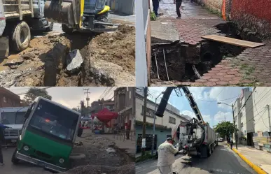 Red de agua y drenaje obsoleta en CDMX: pérdidas, fugas y socavones por tuberías viejas