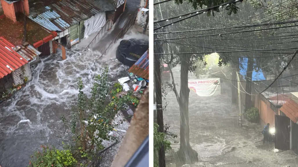 Inundación en Tlalpan: adulta mayor pierde la vida al quedar atrapada en su vivienda