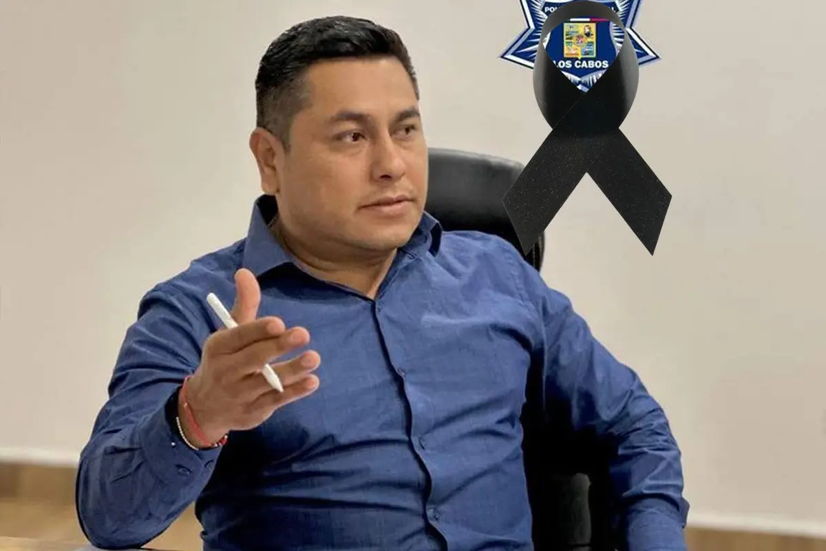 Ángeles Ojeda de Jesús, Director Administrativo de la Dirección General de Seguridad Pública de Los Cabos. DEP. Foto: Facebook de Angel Ojeda | Canva.