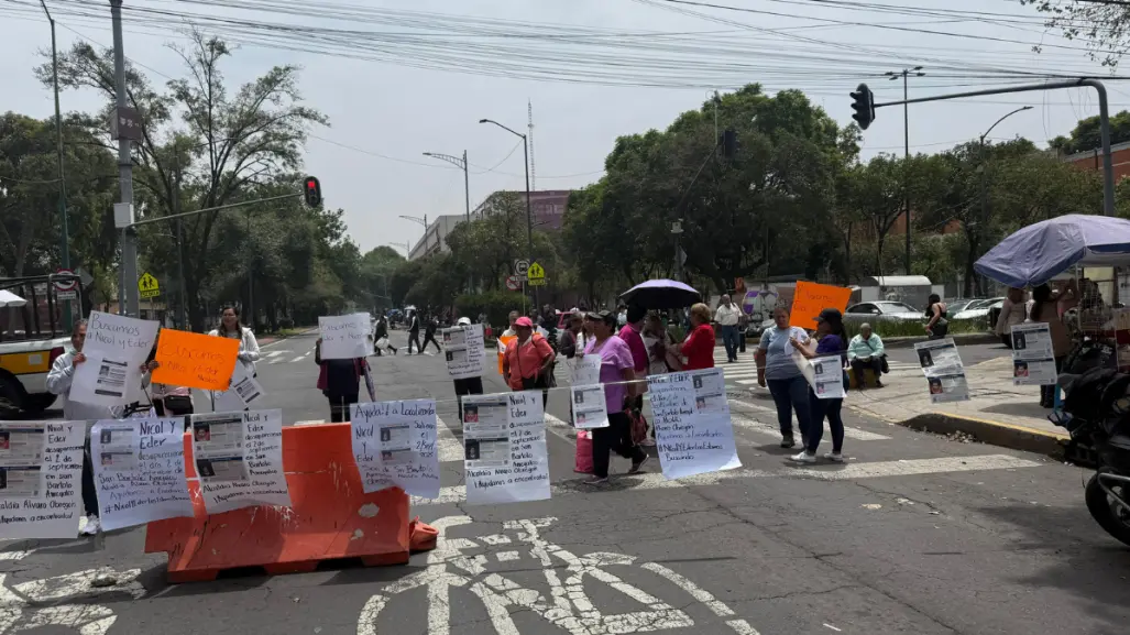 Bloqueo en Río de la Loza: exigen localizar a madre e hijo desaparecidos en Álvaro Obregón