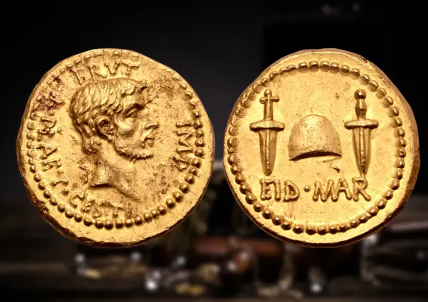 Bruto y su aureus: La moneda romana que alcanzó 2 millones de dólares en subasta