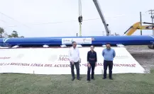 Claudia Sheinbaum supervisa construcción del nuevo acueducto en Ciudad Victoria