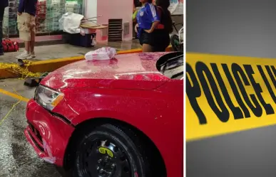 Conductor ebrio arrolla a mujeres y las proyecta contra cristal de farmacia en Torreón