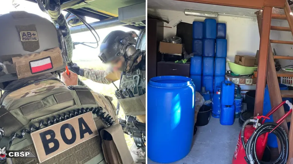 Policía de Polonia desmantela laboratorio de metanfetamina ligado al Cártel de Sinaloa