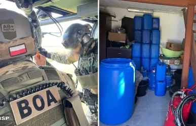 Policía de Polonia desmantela laboratorio de metanfetamina ligado al Cártel de Sinaloa