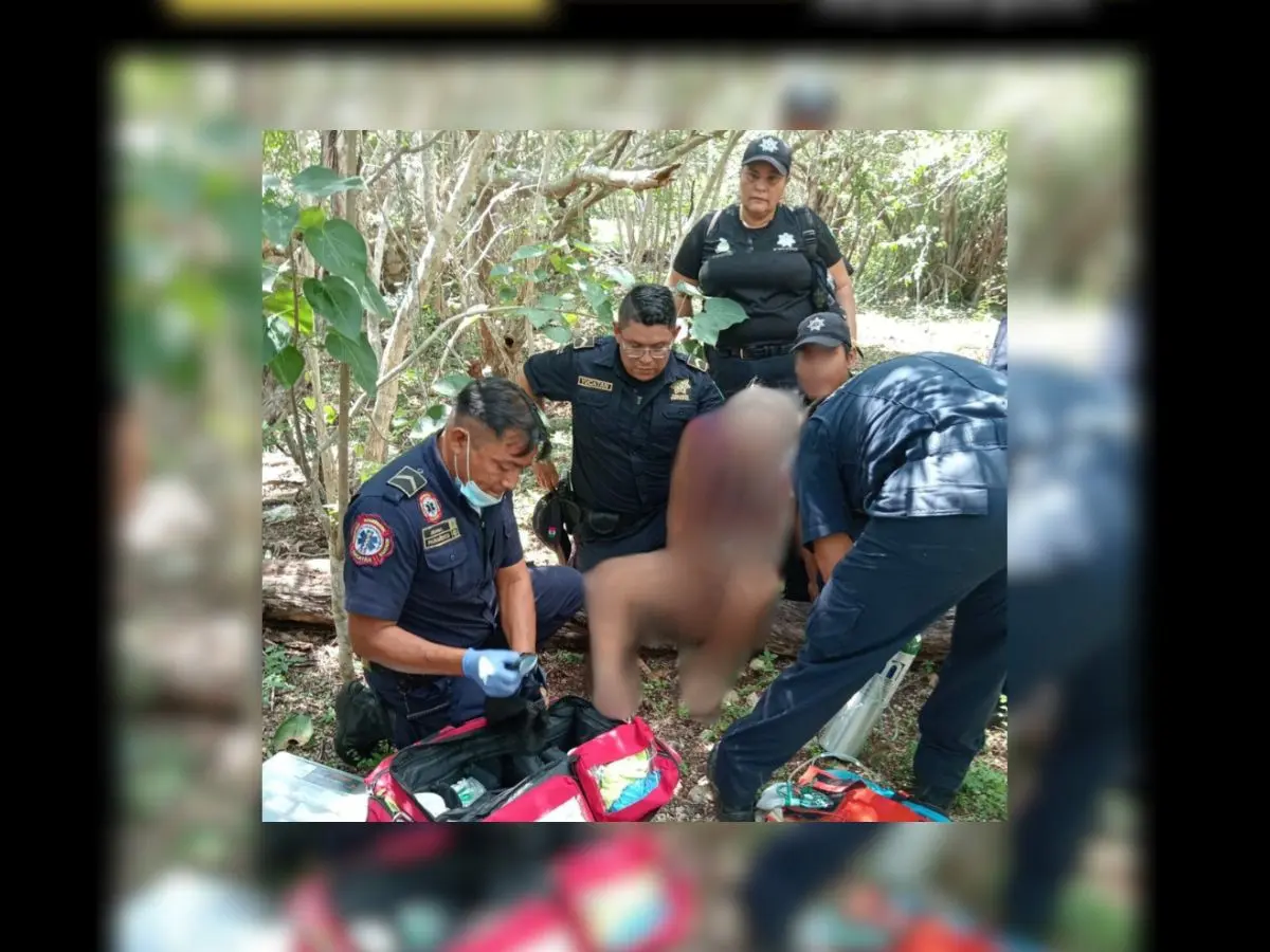 La SSP informó sobre el hallazgo de una persona de 80 años quien fue reportada este lunes como desaparecida en terrenos de la localidad de Dzilam González.- Fuente SSP