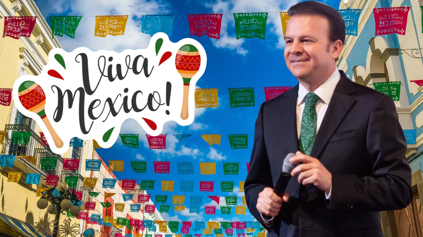 El gobernador del estado informó que se tendrá un mega puente para celebrar las fiestas patrias. Foto: Especial.