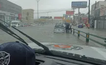 Estos son los cierres viales por las lluvias en Monterrey