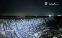 Se desborda presa Centenario y provoca inundaciones en Tequisquiapan, Querétaro