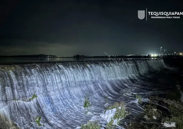 Se desborda presa Centenario y provoca inundaciones en Tequisquiapan, Querétaro