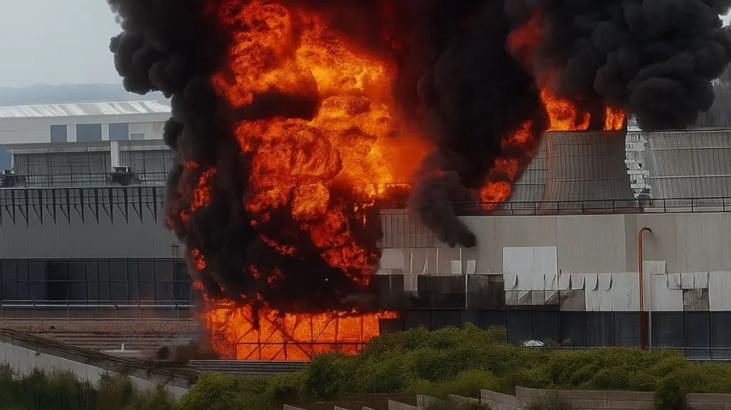 Incendio en planta termoeléctrica Quantum Energía en Altamira, ¿que dicen las autoridades?