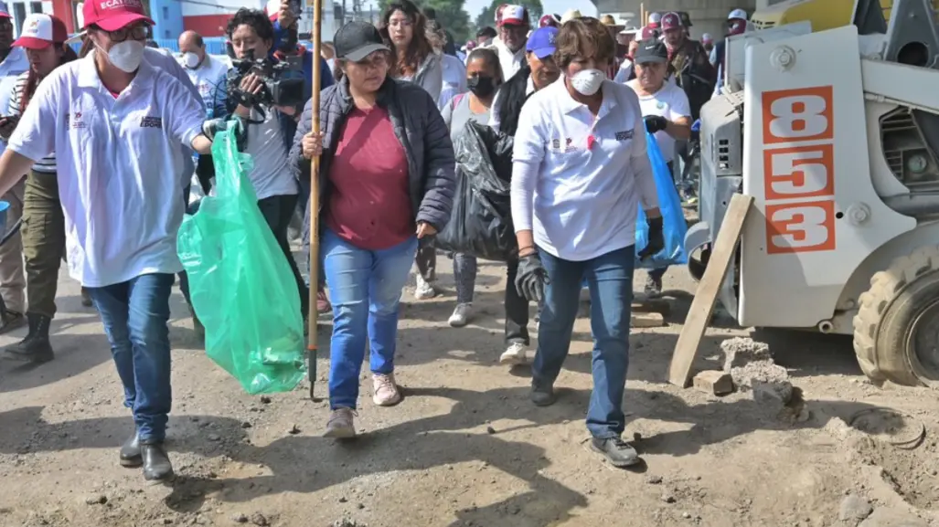 Jornada de limpieza cerca 150 mil voluntarios se unen para mejorar calles en Edomex