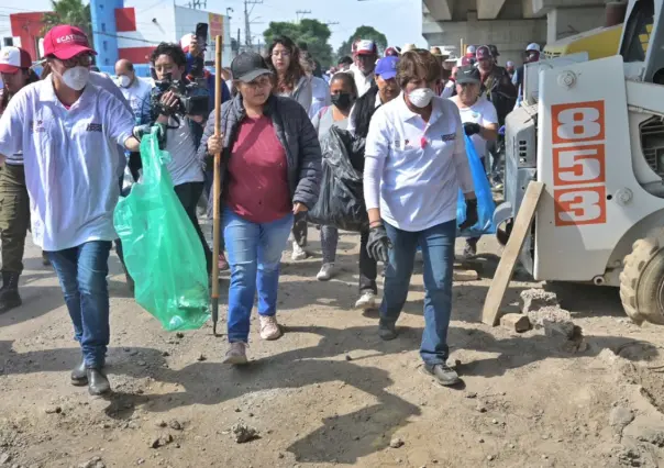 Jornada de limpieza cerca 150 mil voluntarios se unen para mejorar calles en Edomex
