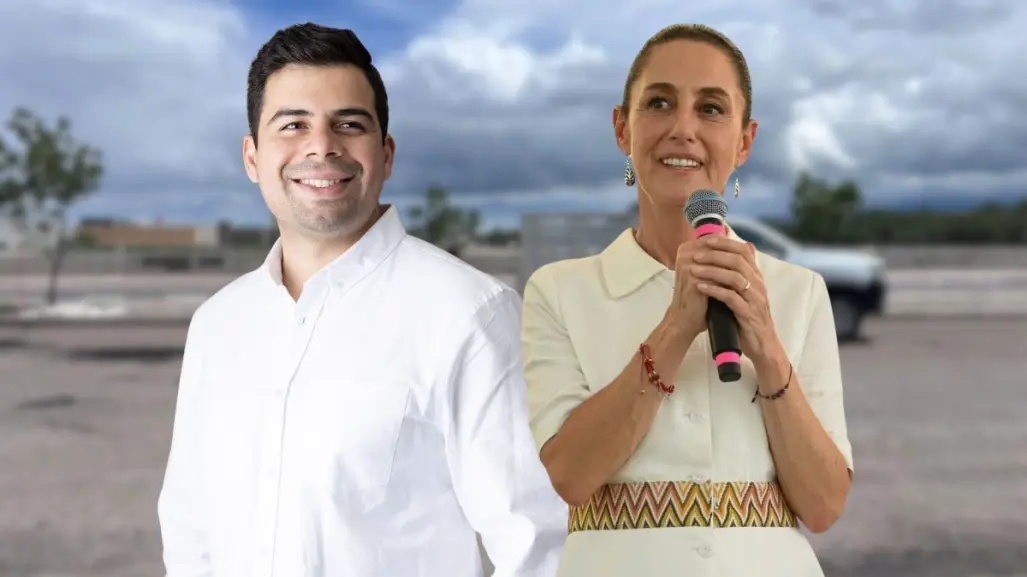 Manuel Cota pide apoyo a Claudia Sheinbaum para arreglar baches en BCS tras Lorena