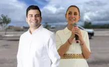 Manuel Cota pide apoyo a Claudia Sheinbaum para arreglar baches en BCS tras Lorena