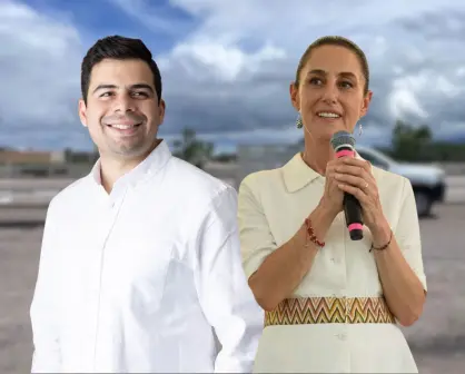 Manuel Cota pide apoyo a Claudia Sheinbaum para arreglar baches en BCS tras Lorena