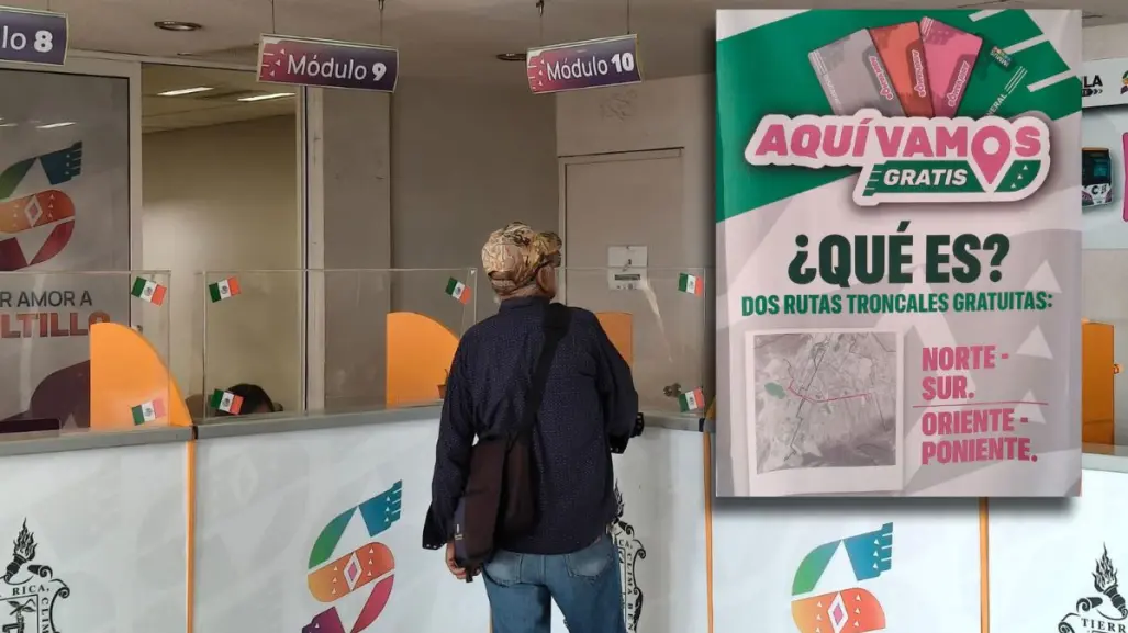 Inicia la entrega de tarjetas de transporte de la estrategia Aquí Vamos Gratis en Saltillo
