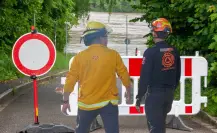 Siguen los cierres en retornos a desnivel de la Carretera Nacional tras lluvias