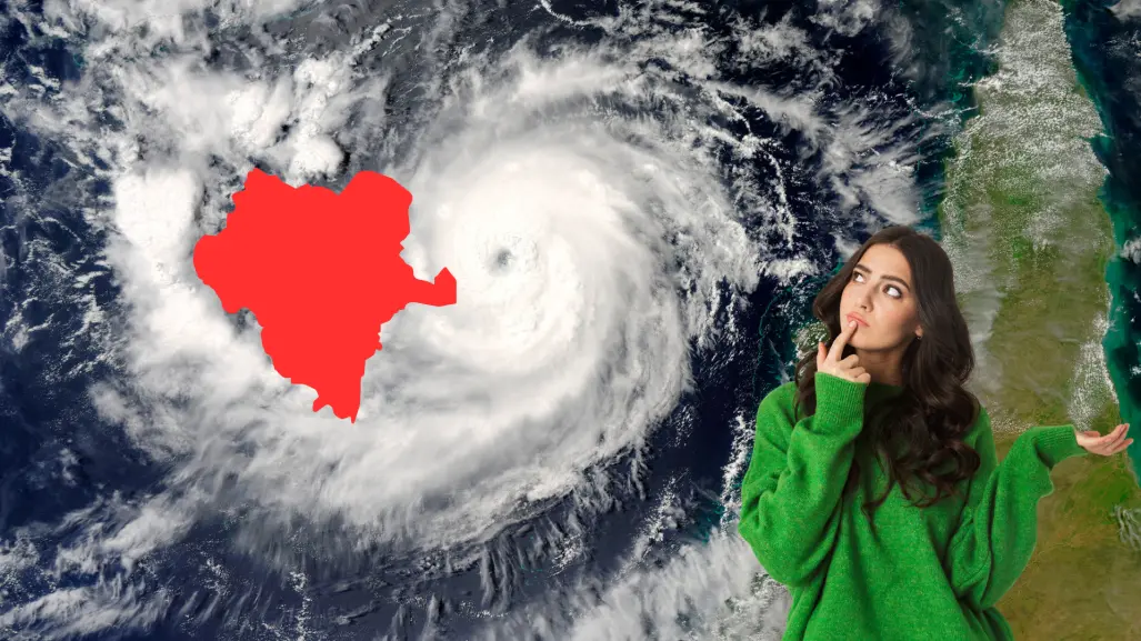 ¿Qué tan probable es que un huracán tenga efectos directos en Durango, según el Atlas de Riesgos?