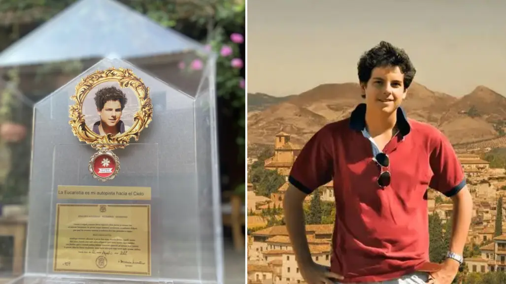 Saltillo venera a Carlo Acutis tras su canonización; fieles acuden a ver su reliquia