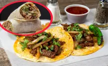 La taquería de Durango famosa por su peculiar nombre y su enorme burro especial de asada