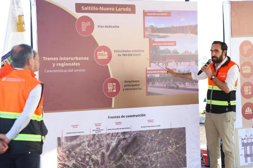 imagen recuadro Proyecto del Tren del Norte o Saltillo- Nuevo Laredo. Foto: Ramón Sánchez