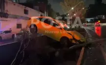VIDEO | Exceso de velocidad provoca aparatoso choque en Monterrey