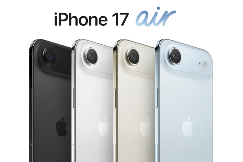 El iPhone Air es el iPhone más delgado creado hasta ahora y también el más resistente, asegura Apple. Foto: Apple.