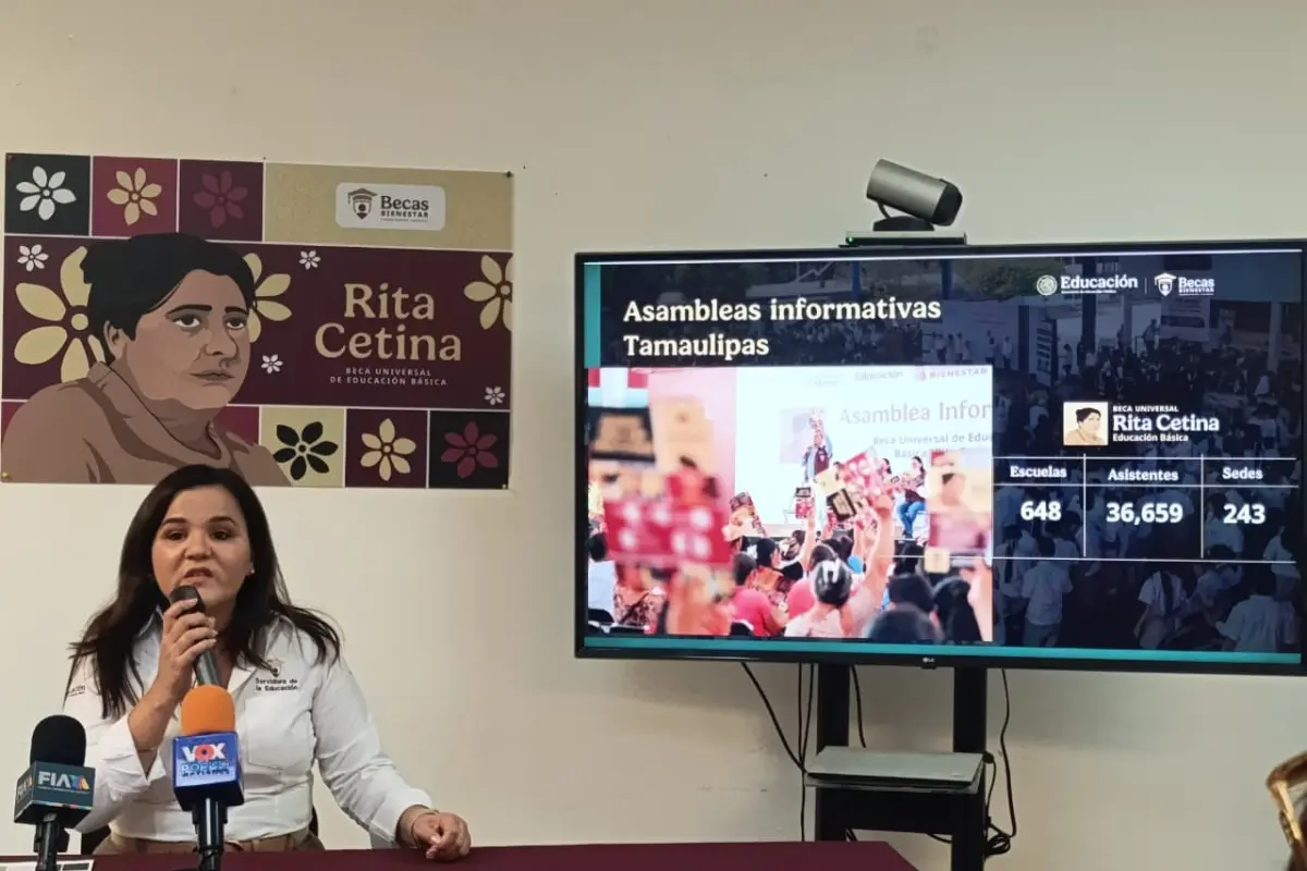 Este martes la Coordinación Nacional de Becas para el Bienestar en Tamaulipas, dio a conocer información sobre la próxima inscripción para la beca Rita Cetina. Foto: Coordinación Nacional de Becas