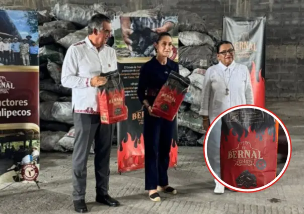 Claudia Sheinbaum conoció la nueva empacadora de carbón en Tamaulipas