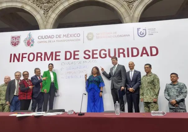 Clara Brugada destaca baja de 60% en homicidios en CDMX; agosto es el mes más seguro en 13 años