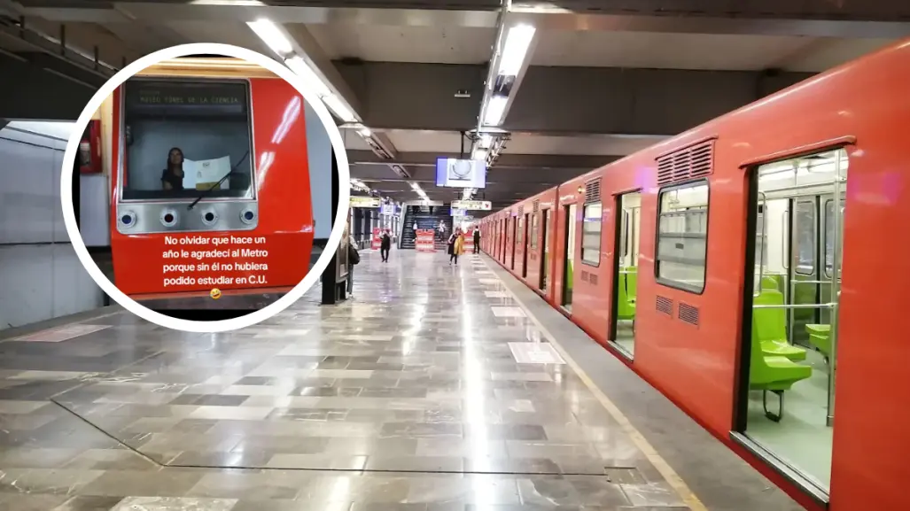 Metro CDMX recibe agradecimiento de estudiante de la UNAM e internautas reaccionan conmovidos