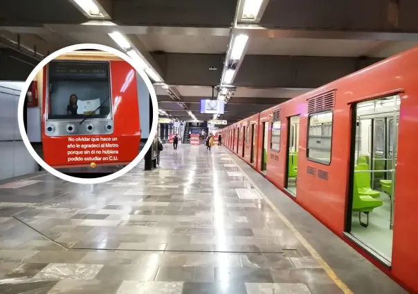 Metro CDMX recibe agradecimiento de estudiante de la UNAM e internautas reaccionan conmovidos