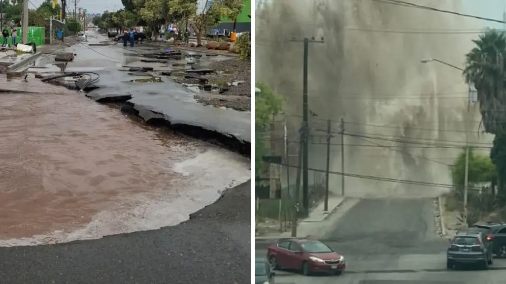 Fuga en el acueducto Florido–Aguaje deja sin agua a más de 630 colonias en Tijuana