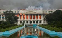 Pobladores de Nepal queman viva a esposa del exprimer ministro Jhalanath Khanal | VIDEO