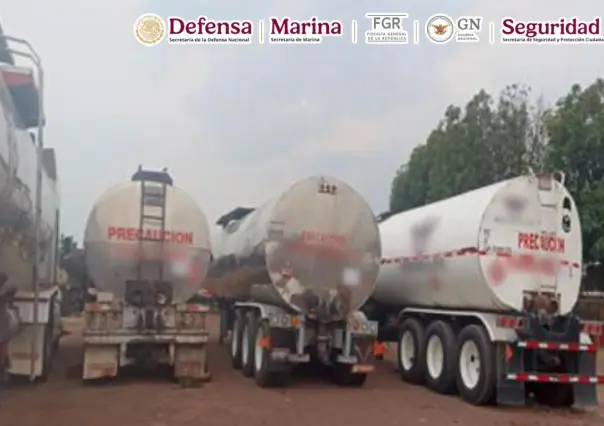 Guardia Nacional asegura en Jilotepec 58 mil 500 litros de gasolina robada en Edomex