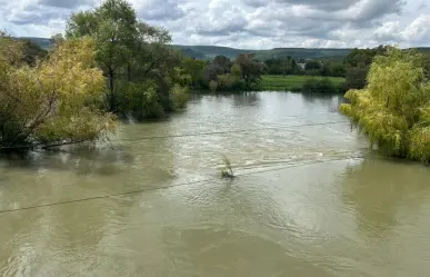 FOTOS | Río Tunal crece tras recientes lluvias en Durango
