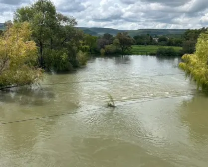 FOTOS | Río Tunal crece tras recientes lluvias en Durango