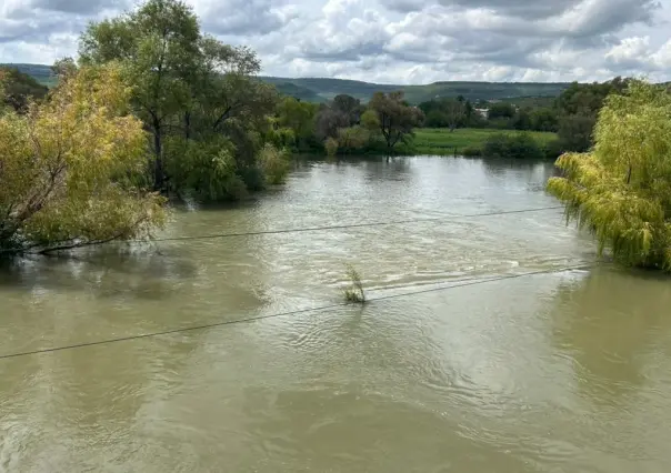 FOTOS | Río Tunal crece tras recientes lluvias en Durango