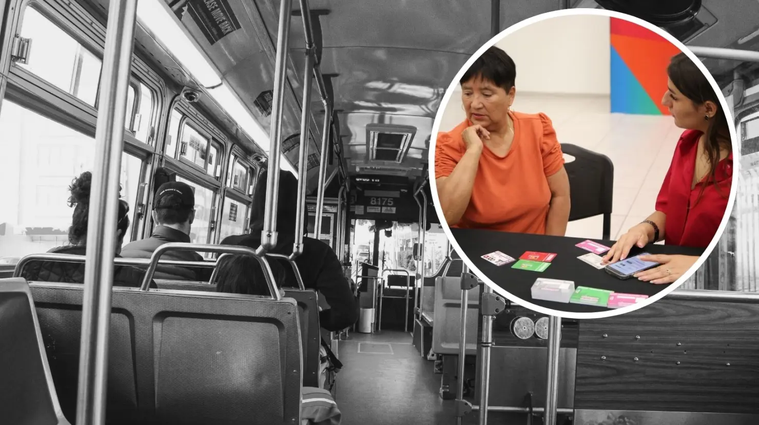 Autoridades invitan a los ciudadanos a tramitar su tarjeta del transporte público. (Fotografía: Canva | Gobierno de Saltillo)