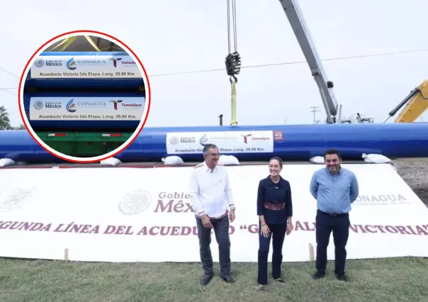 Esta será la utilidad de la segunda línea del acueducto Guadalupe Victoria en Tamaulipas
