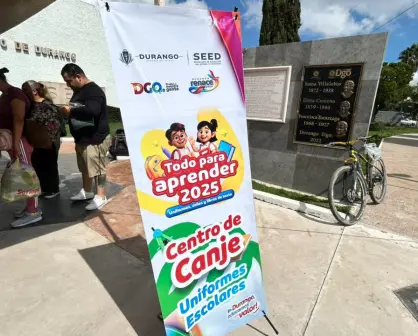 ¿No le quedó el uniforme escolar gratuito a tu hijo? Activan centro de canje en Durango