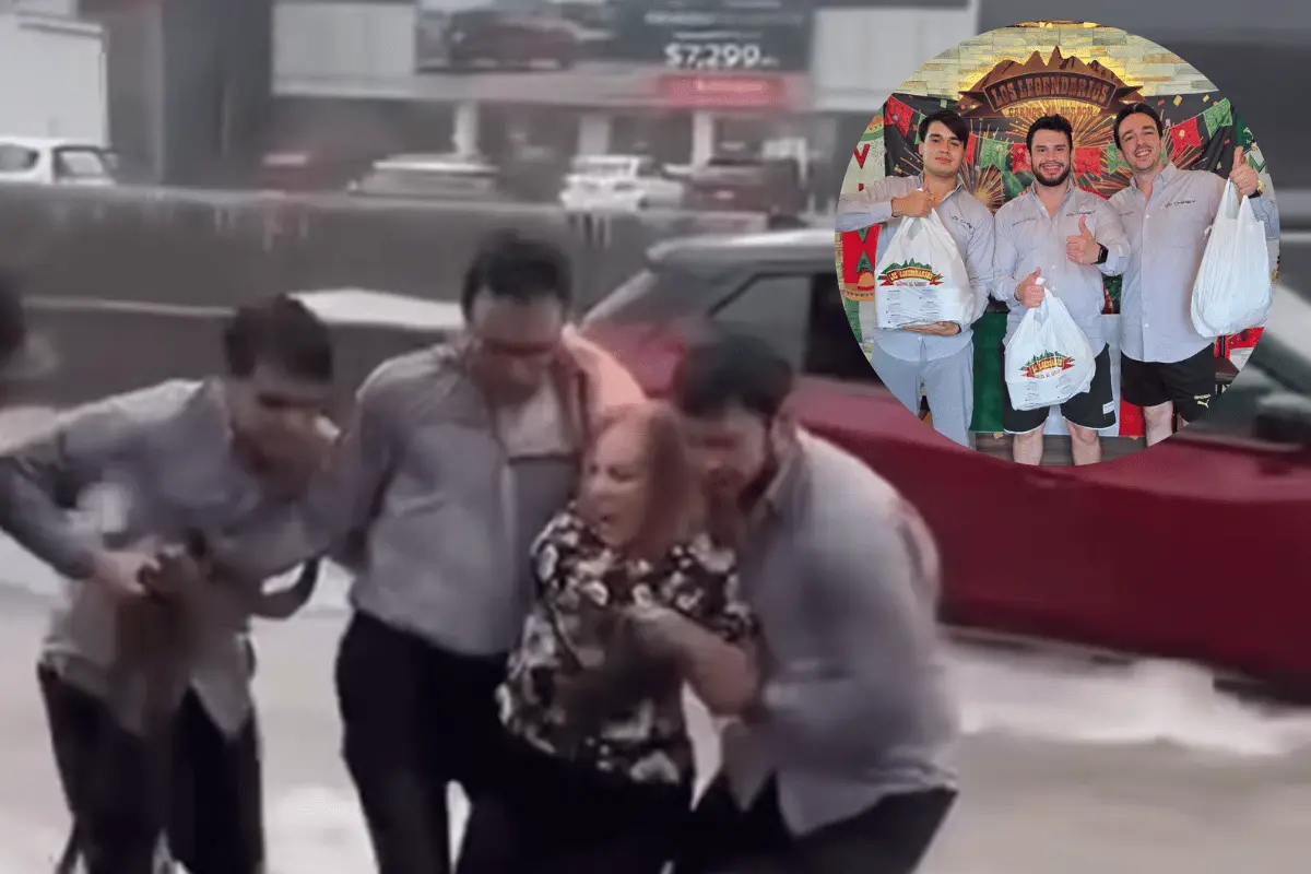 Jóvenes de agencia automotriz reciben reconocimiento por heroico rescate en Gonzalitos. Foto: Especial.