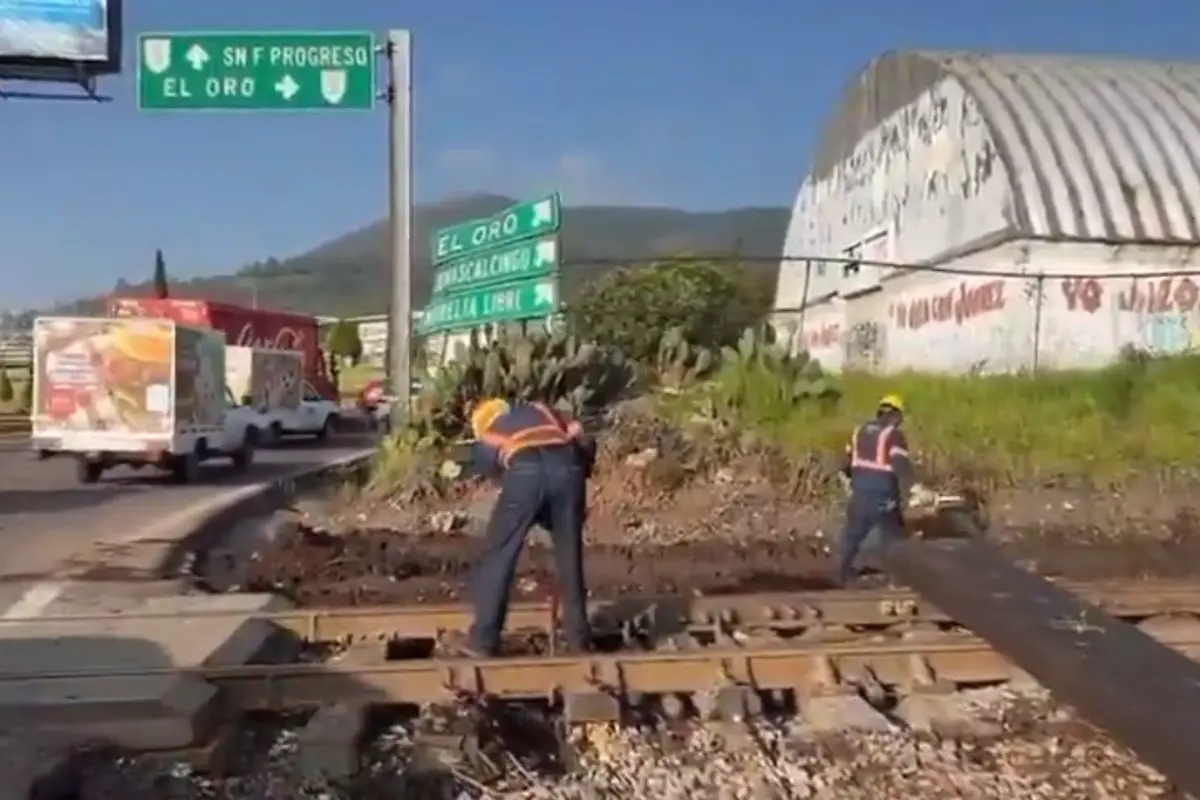 Trabajos de seguridad en Atlacomulco. Foto: Especiales