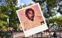 Develarán busto de Efraín Calderón El Charras en el parque de Santiago en Mérida