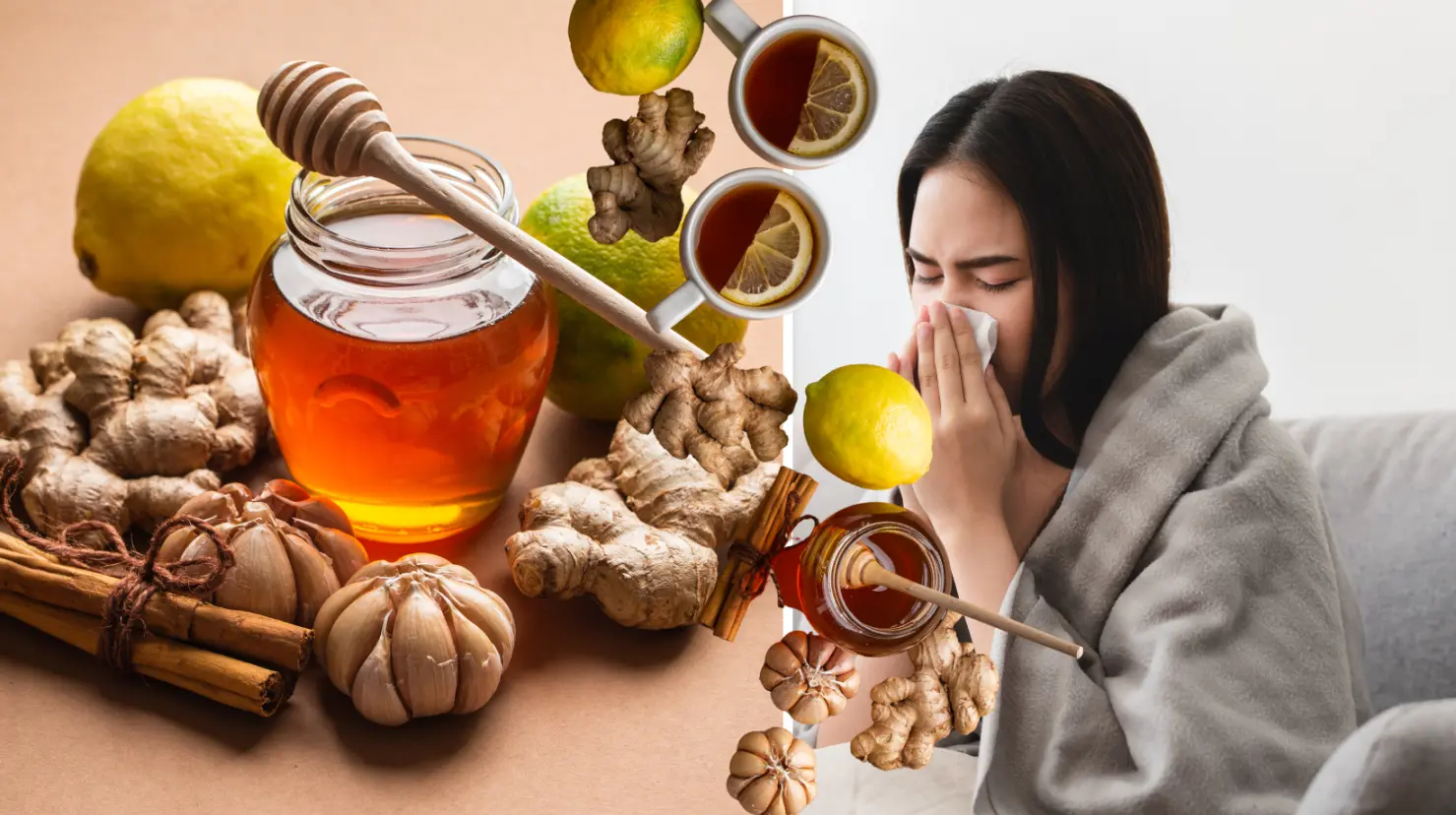¿Con gripa? Así puedes aliviarla en menos de 24 horas con remedios caseros. Foto: Canva.