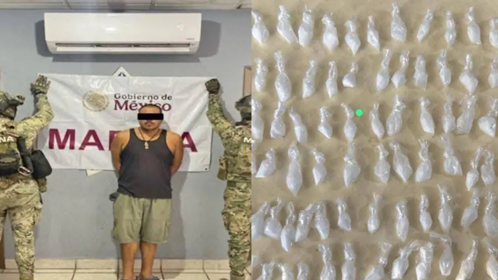 Detienen a sujeto en Loreto con presunta droga tras intentar escapar