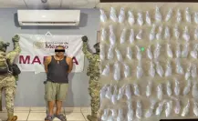 Detienen a sujeto en Loreto con presunta droga tras intentar escapar